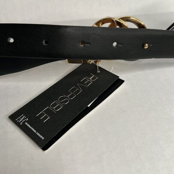 INC Reversible Black Snakeskin Beltvsize Medium NWT - Picture 4 of 7